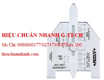 Hiệu chuẩn thước đo mối hàn INSIZE 4851-1. Hiệu chuẩn nhanh G-tech