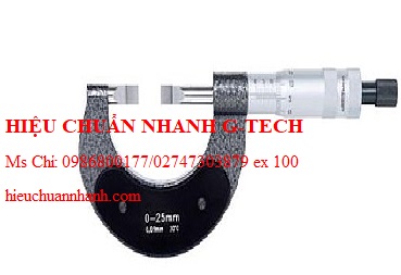 Hiệu chuẩn  panme đo ngoài cơ khí INSIZE 3650-150A (125-150mm, 6μm). Hiệu chuẩn nhanh G-tech