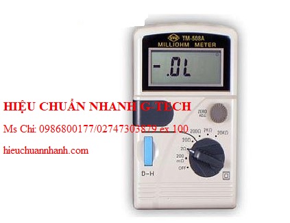 Hiệu chuẩn đồng hồ đo milliohm TENMARS TM-508A (200mΩ〜2kΩ). Hiệu chuẩn nhanh G-tech Hiệu chuẩn đồng hồ đo milliohm TENMARS TM-508A (200mΩ〜2kΩ). Hiệu chuẩn nhanh G-tech