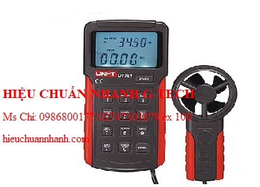 Hiệu chuẩn máy đo tốc độ gió, nhiệt độ UNI-T UT361 (2m/s~30m/s,0°C~40°C). Hiệu chuẩn nhanh G-tech Hiệu chuẩn máy đo tốc độ gió, nhiệt độ UNI-T UT361 (2m/s~30m/s,0°C~40°C). Hiệu chuẩn nhanh G-tech