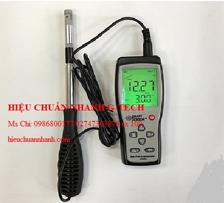 Hiệu chuẩn máy đo tốc độ, lưu lượng, nhiệt độ gió SMARTSENSOR AR866A. Hiệu chuẩn nhanh G-tech Hiệu chuẩn máy đo tốc độ, lưu lượng, nhiệt độ gió SMARTSENSOR AR866A. Hiệu chuẩn nhanh G-tech