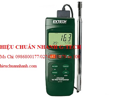 Hiệu chuẩn máy đo tốc độ, lưu lương gió và nhiệt độ EXTECH 407119. Hiệu chuẩn nhanh G-tech Hiệu chuẩn máy đo tốc độ, lưu lương gió và nhiệt độ EXTECH 407119. Hiệu chuẩn nhanh G-tech