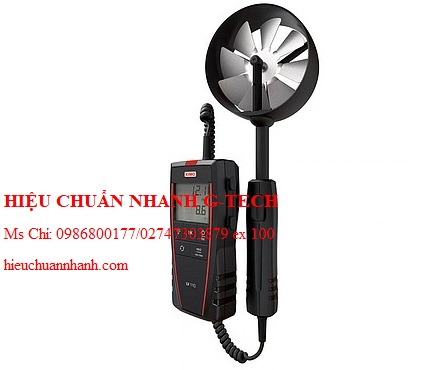 Hiệu chuẩn máy đo tốc độ, lưu lượng gió và nhiệt độ KIMO LV110. Hiệu chuẩn nhanh G-tech