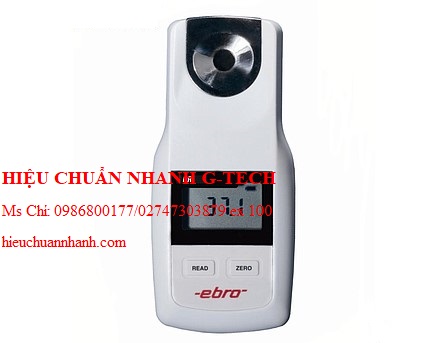 Hiệu chuẩn khúc xạ kế đo độ mặn EBRO DR-22 (1340-5657) (Nacl 0-28,±0.2). Hiệu chuẩn nhanh G-tech