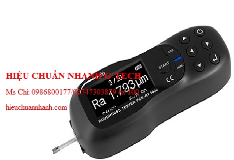 Hiệu chuẩn máy đo độ nhám bề mặt PCE RT 2000 (0.005 μm~16 μm, <± 10%). Hiệu chuẩn nhanh G-tech