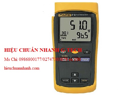 Hiệu chuẩn thiết bị đo nhiệt độ tiếp xúc 1 kênh FLUKE 51 II. Hiệu chuẩn nhanh G-tech Hiệu chuẩn thiết bị đo nhiệt độ tiếp xúc 1 kênh FLUKE 51 II. Hiệu chuẩn nhanh G-tech