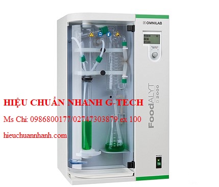 Hiệu chuẩn máy cất đạm hiển thị số OMNILAB FoodALYT D 2000. Hiệu chuẩn nhanh G-tech Hiệu chuẩn máy cất đạm hiển thị số OMNILAB FoodALYT D 2000. Hiệu chuẩn nhanh G-tech