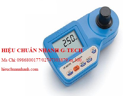 Hiệu chuẩn máy đo sắt HANNA HI96721 (0.00 - 5.00 mg/L ). Hiệu chuẩn nhanh G-tech Hiệu chuẩn máy đo sắt HANNA HI96721 (0.00 - 5.00 mg/L ). Hiệu chuẩn nhanh G-tech