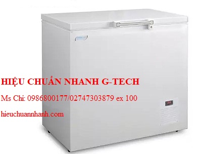 Hiệu chuẩn tủ lạnh âm sâu kiểu ngang EVERmed LCDF 220 W (-20°C~-45°C; 220L). Hiệu chuẩn nhanh G-tech