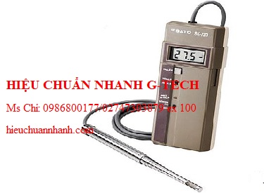 Hiệu chuẩn máy đo tốc độ gió dây nóng skSATO SK-73D (0~30m/s; 0~80°C). Hiệu chuẩn nhanh G-tech  Hiệu chuẩn máy đo tốc độ gió dây nóng skSATO SK-73D (0~30m/s; 0~80°C). Hiệu chuẩn nhanh G-tech