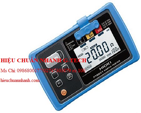 Hiệu chuẩn thiết bị đo điện trở đất HIOKI FT6031-50 (0 Ω〜2000 Ω). Hiệu chuẩn nhanh G-tech
