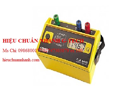 Hiệu chuẩn thiết bị đo điện trở đất Chauvin Arnoux C.A 6423. Hiệu chuẩn nhanh G-tech
