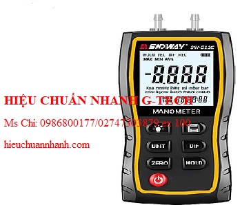Hiệu chuẩn máy đo áp suất vi sai SNDWAY SW-512C (±103.42KPa). Hiệu chuẩn nhanh G-tech  Hiệu chuẩn máy đo áp suất vi sai SNDWAY SW-512C (±103.42KPa). Hiệu chuẩn nhanh G-tech