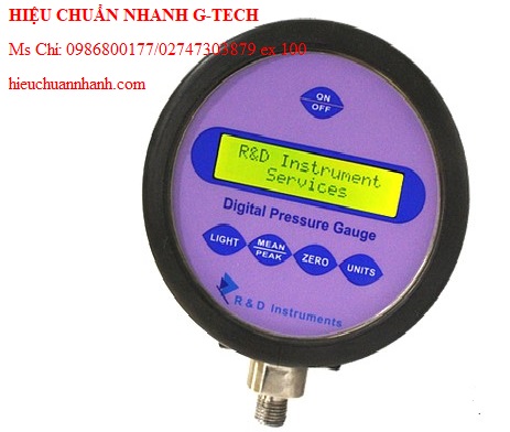 Hiệu chuẩn  đồng hồ đo áp suất hiển thị số R&D Instrument DPG - 1000 (0~1000 bar; 0.1%). Hiệu chuẩn nhanh G-tech Hiệu chuẩn  đồng hồ đo áp suất hiển thị số R&D Instrument DPG - 1000 (0~1000 bar; 0.1%). Hiệu chuẩn nhanh G-tech