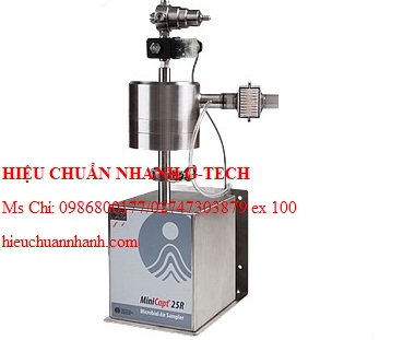 Hiệu chuẩn máy lấy mẫu không khí trong khí nén PMS MiniCapt 25R (25 lít/phút). Hiệu chuẩn nhanh G-tech  Hiệu chuẩn máy lấy mẫu không khí trong khí nén PMS MiniCapt 25R (25 lít/phút). Hiệu chuẩn nhanh G-tech