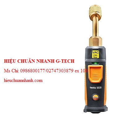 Hiệu chuẩn đầu đo áp suất chân không TESTO 552i (0~26.66 mbar; 0~20000 microns). Hiệu chuẩn nhanh G-tech Hiệu chuẩn đầu đo áp suất chân không TESTO 552i (0~26.66 mbar; 0~20000 microns). Hiệu chuẩn nhanh G-tech