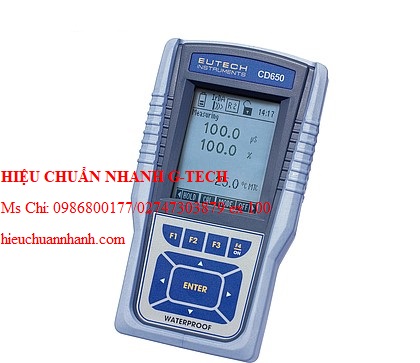 Hiệu chuẩn  máy đo đa chỉ tiêu cầm tay chống nước CyberScan Eutech ECCDWP65043K. Hiệu chuẩn nhanh G-tech Hiệu chuẩn  máy đo đa chỉ tiêu cầm tay chống nước CyberScan Eutech ECCDWP65043K. Hiệu chuẩn nhanh G-tech
