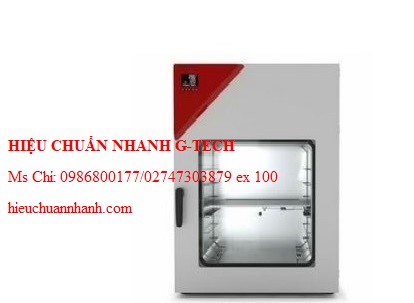 Hiệu chuẩn tủ sấy chân không Binder VD115-230V (10°C ~ 220°C, 1.6kW). Hiệu chuẩn nhanh G-tech Hiệu chuẩn tủ sấy chân không Binder VD115-230V (10°C ~ 220°C, 1.6kW). Hiệu chuẩn nhanh G-tech