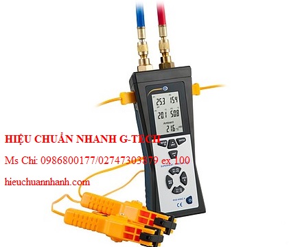 Hiệu chuẩn  máy đo áp suất ga điều hòa PCE HVAC 4 (-60~537°C). Hiệu chuẩn nhanh G-tech