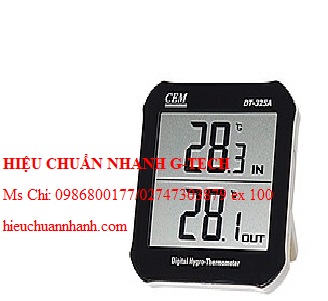 Hiệu chuẩn máy đo nhiệt độ để bàn CEM DT-325E (-10°C~60°C, ±1.8F). Hiệu chuẩn nhanh G-tech