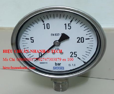 Hiệu chuẩn đồng hồ đo áp suất SterlingSensors RCh160321B (0-21 bar (0-300 PSI)). Hiệu chuẩn nhanh G-tech