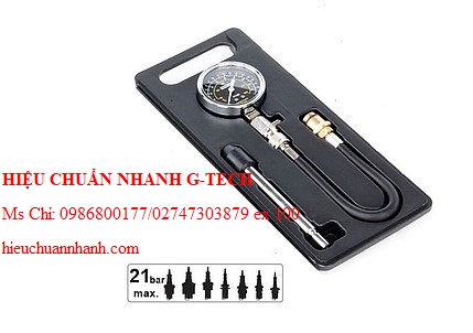 Hiệu chuẩn đồng hồ đo áp suất kim phun Yato YT-7302. Hiệu chuẩn nhanh G-tech