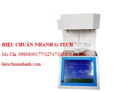 Hiệu chuẩn máy đo sức căng bề mặt chất lỏng Bonnin BZY200 (0－1000mN/m). Hiệu chuẩn nhanh G-tech