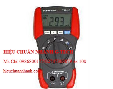 Hiệu chuẩn đồng hồ vạn năng TENMARS TM-81. Hiệu chuẩn nhanh G-tech