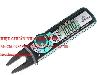 Hiệu chuẩn ampe kìm KYORITSU 2300R (100A AC; ±100A DC; True RMS). Hiệu chuẩn nhanh G-tech
