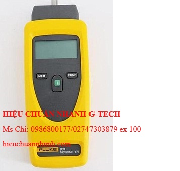Hiệu chuẩn  máy đo tốc độ vòng quay FLUKE 931. Hiệu chuẩn nhanh G-tech