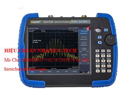 Hiệu chuẩn máy phân tích phổ cầm tay OWON HSA1015-TG (9kHz ~ 1.5GHz). Hiệu chuẩn nhanh G-tech Hiệu chuẩn máy phân tích phổ cầm tay OWON HSA1015-TG (9kHz ~ 1.5GHz). Hiệu chuẩn nhanh G-tech
