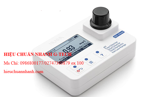Hiệu chuẩn  máy đo độ cứng tổng, Sắt, Clo dư & Clo tổng, pH thang thấp HANNA HI97745. Hiệu chuẩn nhanh G-tech Hiệu chuẩn  máy đo độ cứng tổng, Sắt, Clo dư & Clo tổng, pH thang thấp HANNA HI97745. Hiệu chuẩn nhanh G-tech