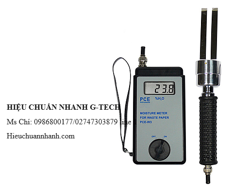 Hiệu chuẩn  máy đo độ ẩm giấy PCE W3. Hiệu chuẩn nhanh G-tech Hiệu chuẩn  máy đo độ ẩm giấy PCE W3. Hiệu chuẩn nhanh G-tech