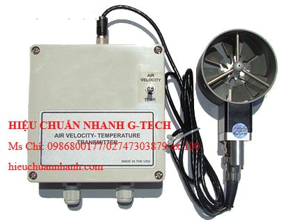 Hiệu chuẩn bộ truyền dữ liệu tốc độ gió & nhiệt độ Kanomax AT400 (loại cánh quạt). Hiệu chuẩn nhanh G-tech Hiệu chuẩn bộ truyền dữ liệu tốc độ gió & nhiệt độ Kanomax AT400 (loại cánh quạt). Hiệu chuẩn nhanh G-tech