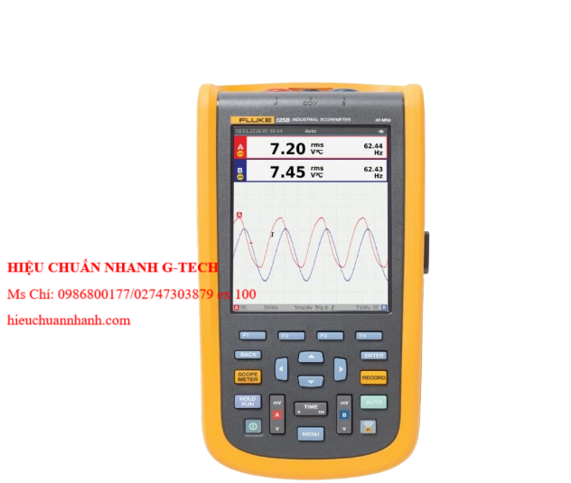 Hiệu chuẩn Máy hiện sóng cầm tay FLUKE FLUKE-123B/INT (20 MHz, 2 CH). Hiệu chuẩn nhanh, uy tín chất lượng tại Biên Hòa Hiệu chuẩn Máy hiện sóng cầm tay FLUKE FLUKE-123B/INT (20 MHz, 2 CH). Hiệu chuẩn nhanh, uy tín chất lượng tại Biên Hòa