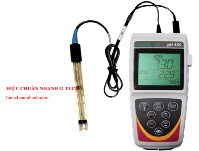 Hiệu chuẩn bộ ghi dữ liệu độ pH Spectrum Technologies pH450 (4,096 điểm; 1,488 điểm). Hiệu chuẩn uy tín số 1 tại Thừa Thiên Huế
