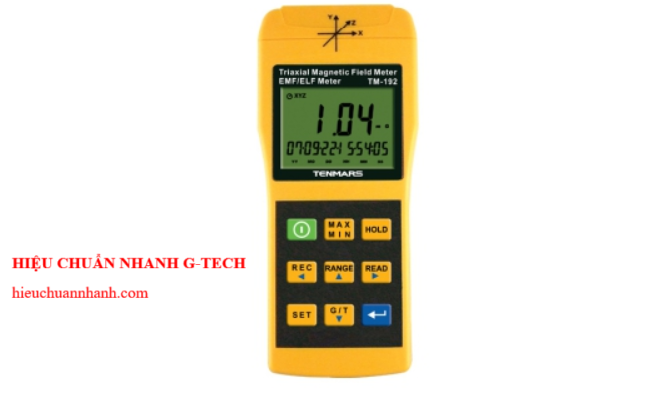 Hiệu chuẩn Máy đo điện từ trường TENMARS TM-192 (2,000mG). Hiệu chuẩn nhanh, uy tín chất lượng tại Quảng Ngãi