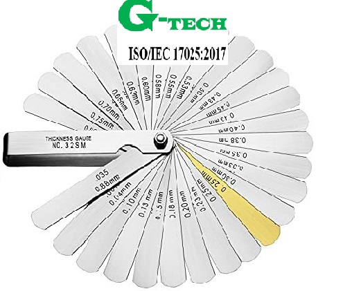 Hiệu chuẩn Thước căn lá (Feeler Gauge). Dịch vụ hiệu chuẩn nhanh G-tech