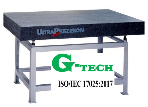 Hiệu chuẩn Mặt phẳng bàn đá, bàn máp hoặc tương tự (Granite Surface Plate or Similarly).
