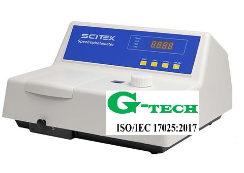 Hiệu chuẩn Máy quang phổ tử ngoại khả kiến (UV-Vis Spectrophotometer). Dịch vụ hiệu chuẩn nhanh G-Tech.