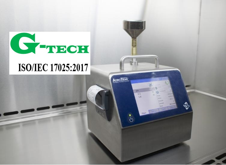 Hiệu chuẩn Máy đếm hạt bụi (Particle Counter). Dịch vụ hiệu chuẩn G-Tech.
