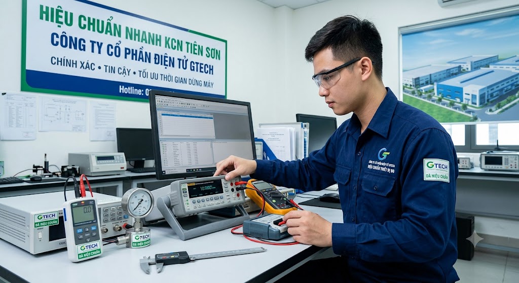 Hiệu chuẩn nhanh KCN Tiên Sơn | Dịch vụ Uy tín từ GTECH