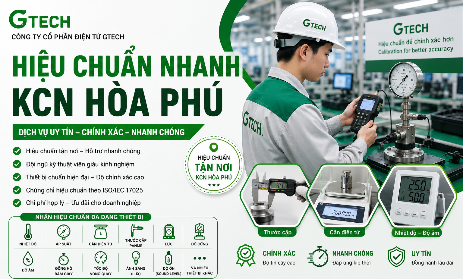 Hiệu Chuẩn Nhanh KCN Hòa Phú - Bắc Giang