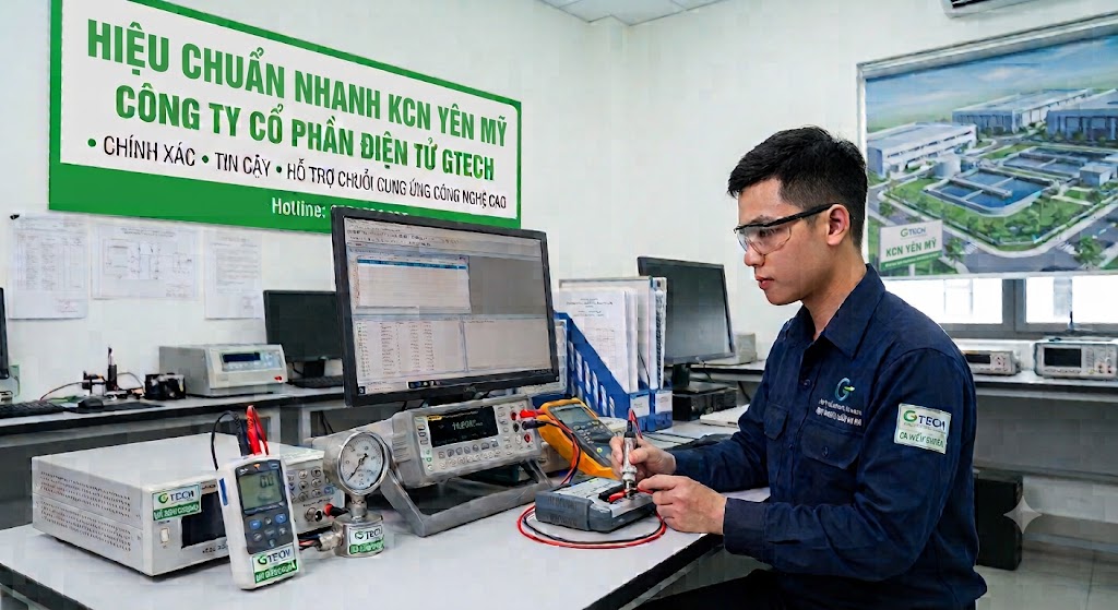 Hiệu Chuẩn Nhanh KCN Yên Mỹ
