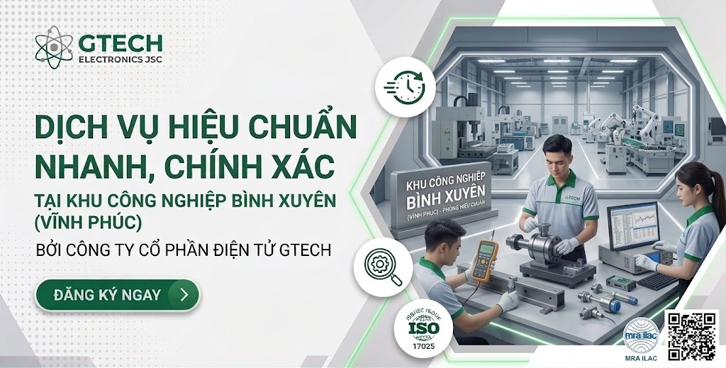 Hiệu chuẩn nhanh KCN Bình Xuyên.