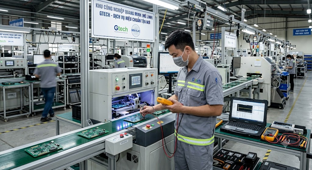 Hiệu Chuẩn Nhanh KCN Quang Minh (Mê Linh).