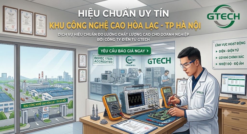 Hiệu Chuẩn Uy Tín Khu công nghệ cao Hòa Lạc - TP Hà Nội.