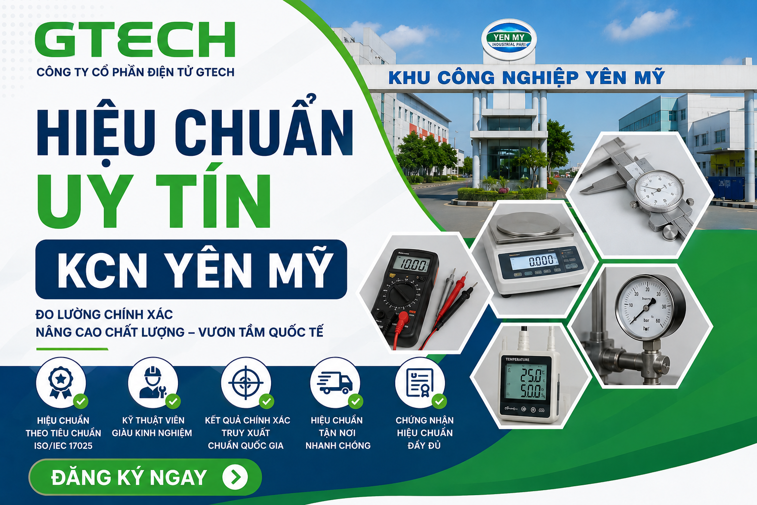Hiệu Chuẩn Uy Tín KCN Yên Mỹ 