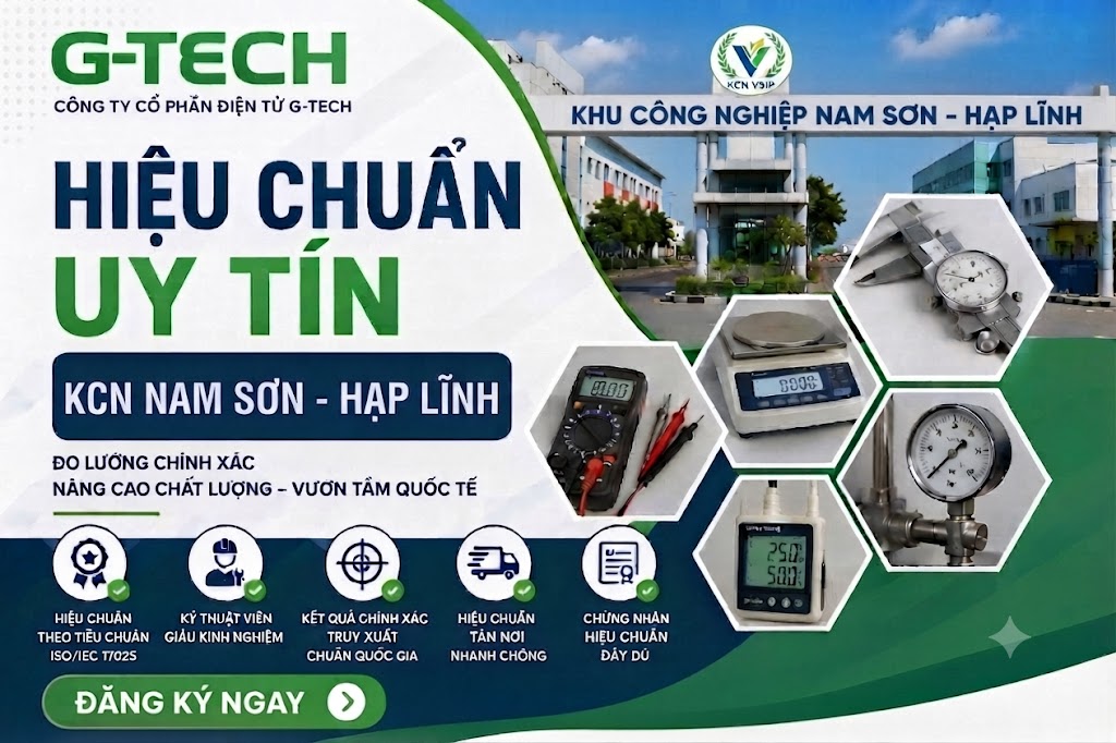 Hiệu Chuẩn Thiết Bị Đo Lường Uy Tín Tại KCN Nam Sơn - Hạp Lĩnh.