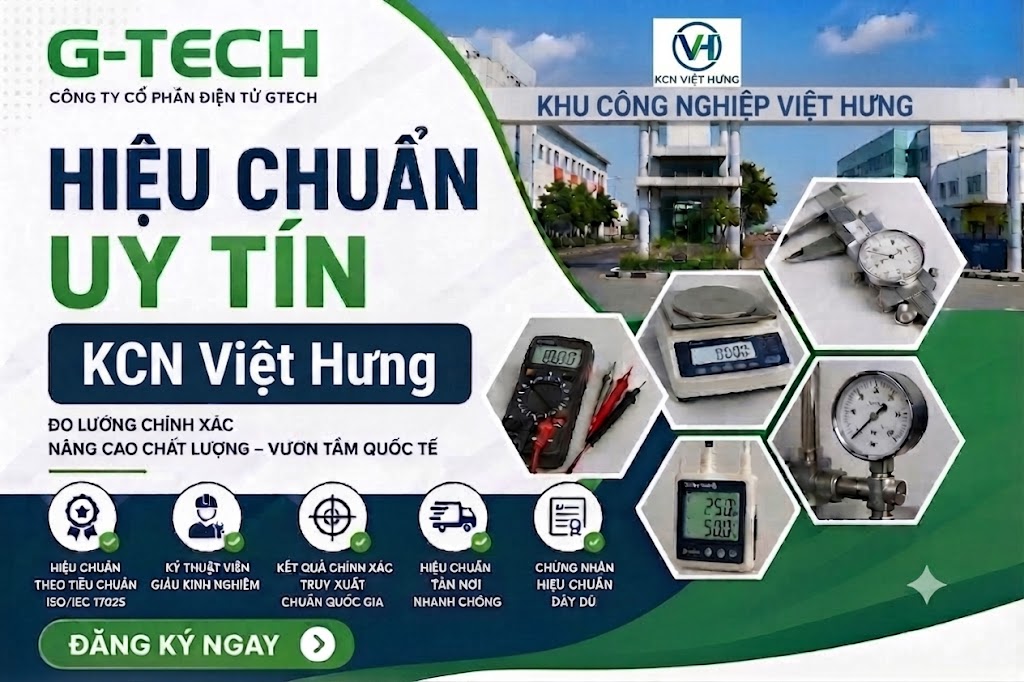 Hiệu Chuẩn Uy Tín Tại KCN Việt Hưng.